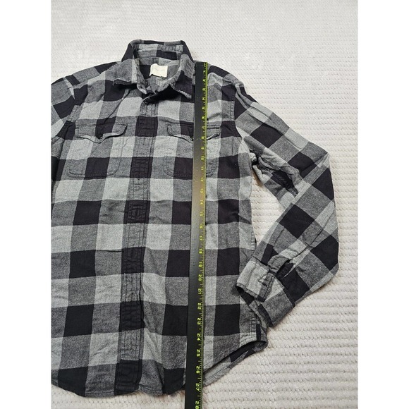 American Eagle Flannel Shirt Mens Medium Button Down Long Sleeve Buffalo Check - Picture 2 of 7